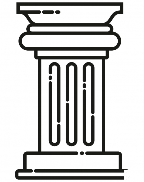 Roman Pillar coloring page image