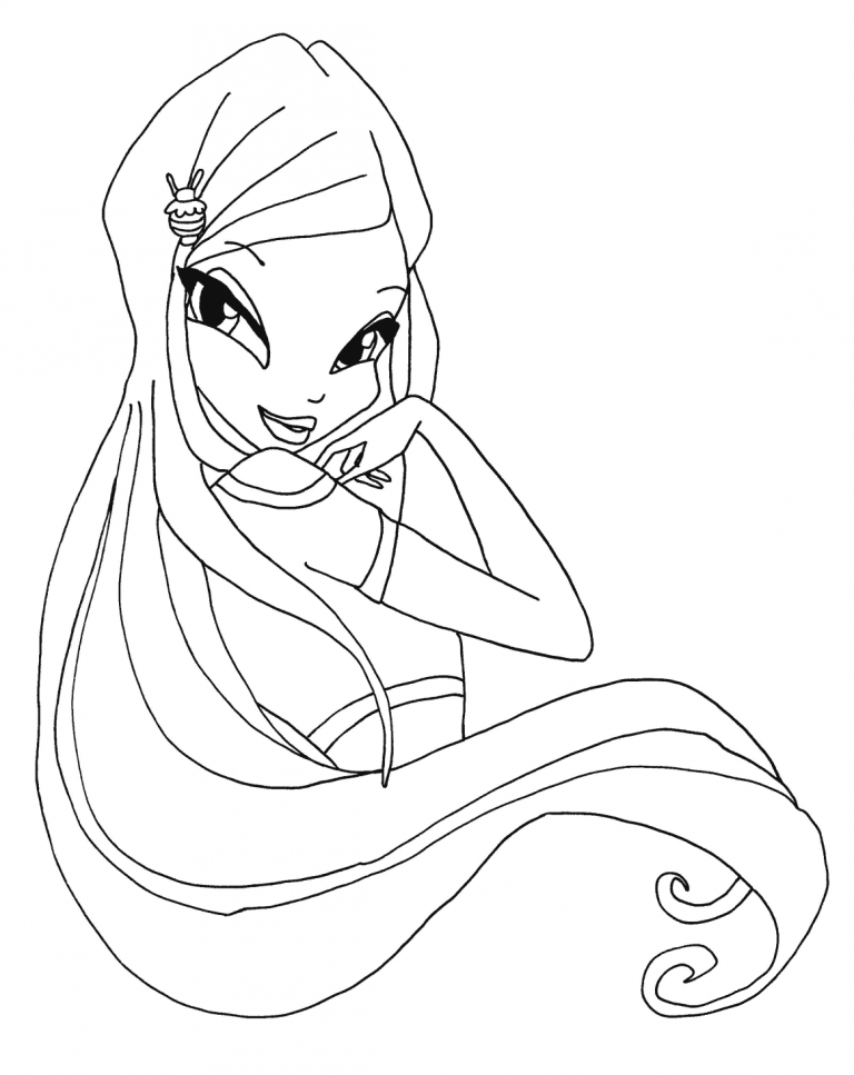 Roxy coloring page - ColouringPages