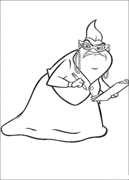 Roz  coloring page image