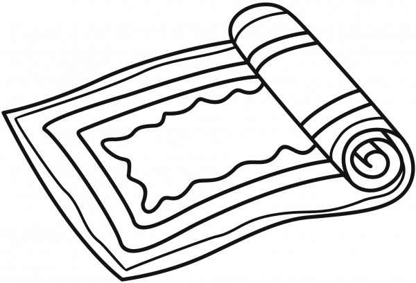 Rug coloring page image