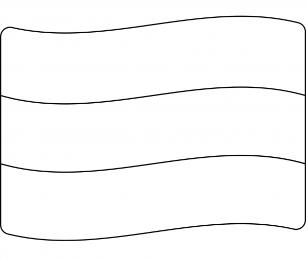 Russian Flag Emoji coloring page image