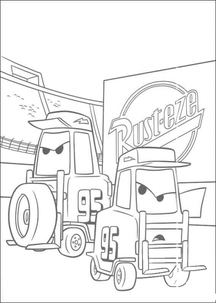 Rust-eze 95  coloring page image