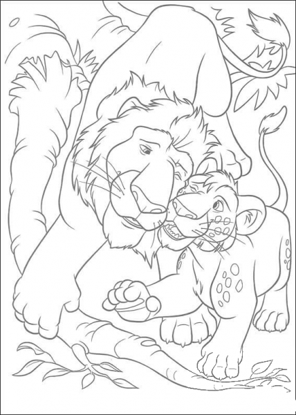 Ryan And Samson  coloring page image