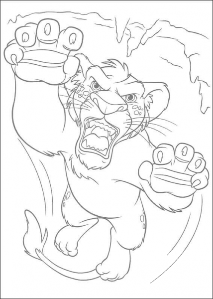Ryan Is Jumping  coloring page image