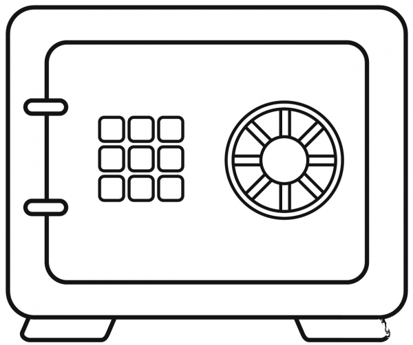 Safe coloring page image