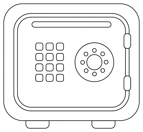 Safe coloring page image