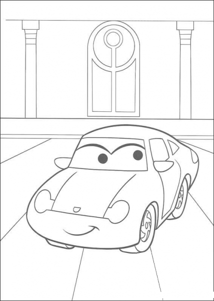 Sally Carrera coloring page image