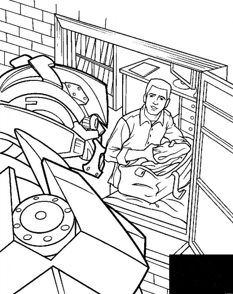 Sam And His Best Friend Bumblebee  coloring page image