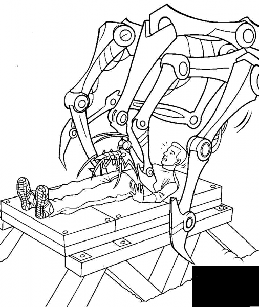 Sam Is In Danger  coloring page image