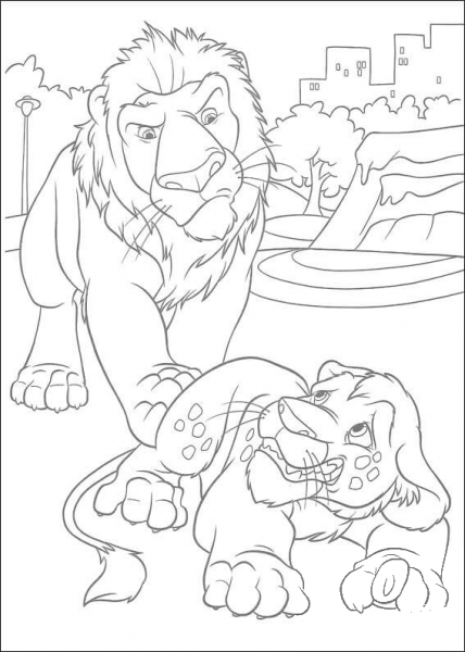 Samson And His Son Ryan  coloring page image
