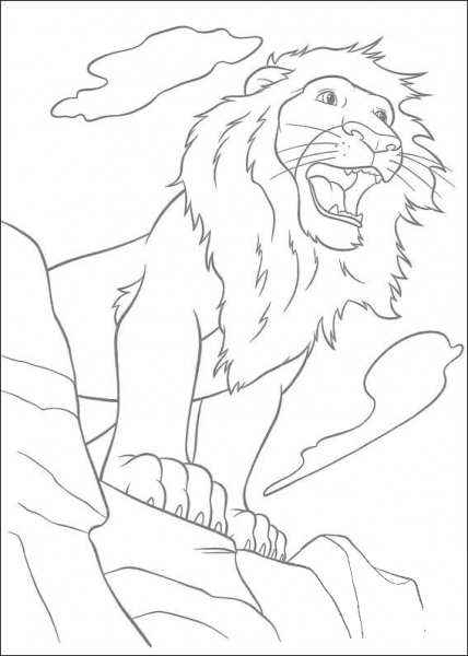 Samson  coloring page image