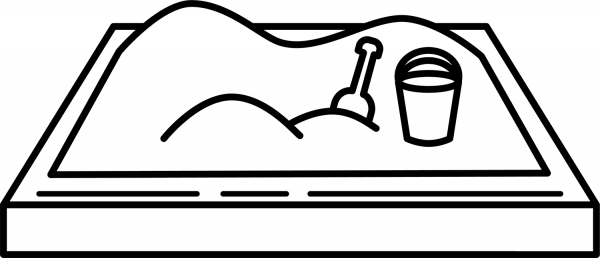 Sandbox coloring page image