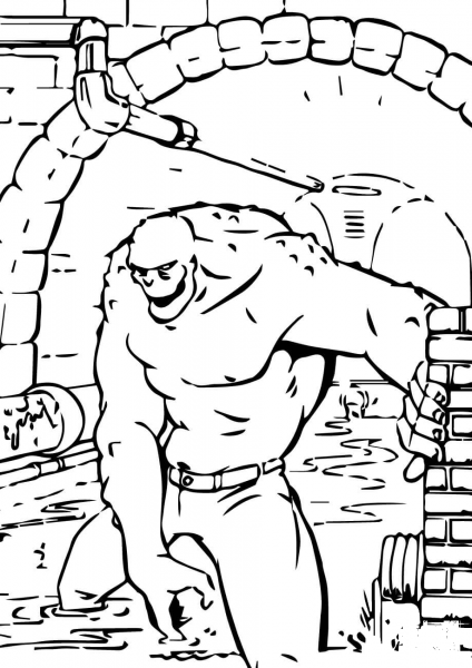 Sandman  coloring page image