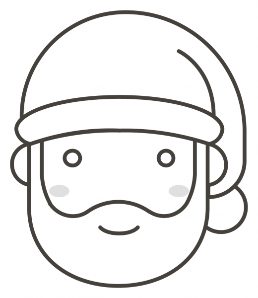 Santa Claus coloring page image