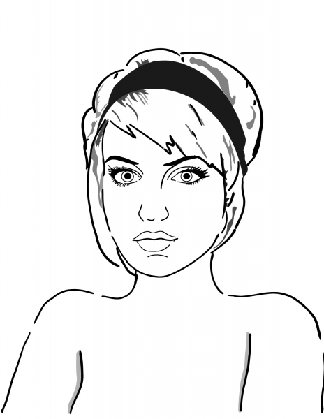 Sara X Mills coloring page image