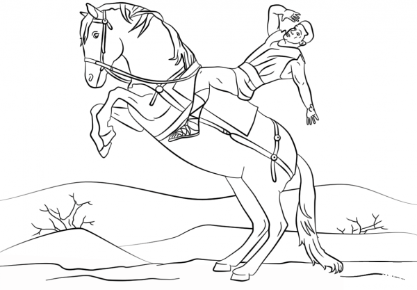 Saul Becomes Paul coloring page image