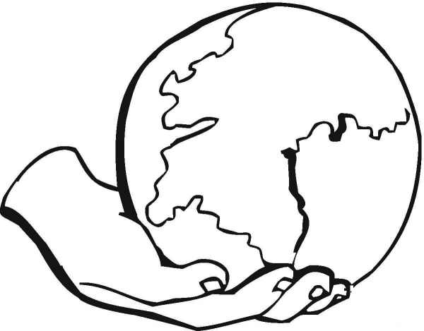 Save Your Planet  coloring page image