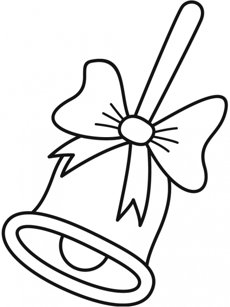 School Bell coloring page image