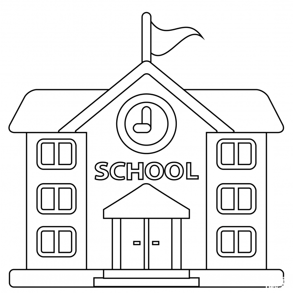 School coloring page image