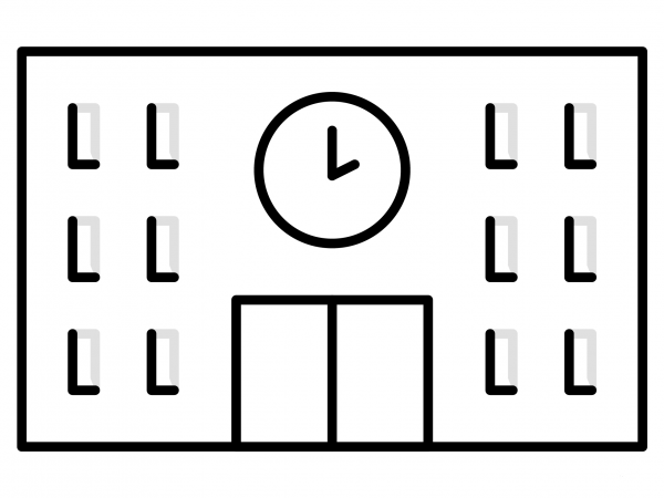 School Emoji coloring page image