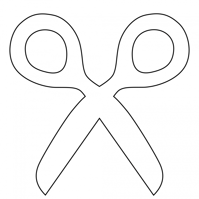 Scissor coloring page - ColouringPages