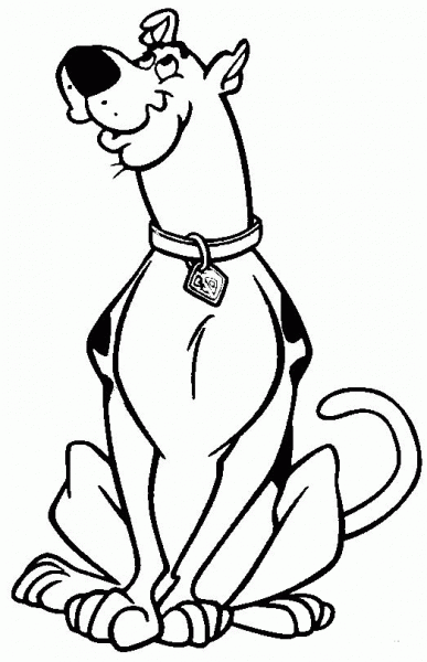 Scooby Doo   coloring page image