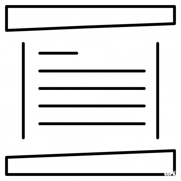 Scroll Emoji coloring page image