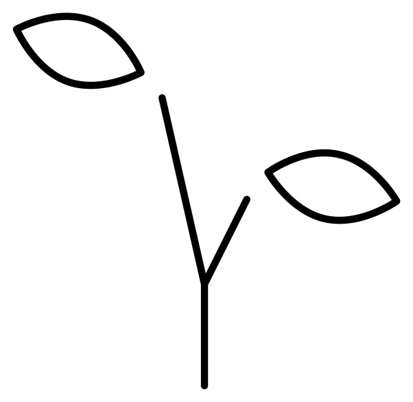 Seedling Emoji coloring page image