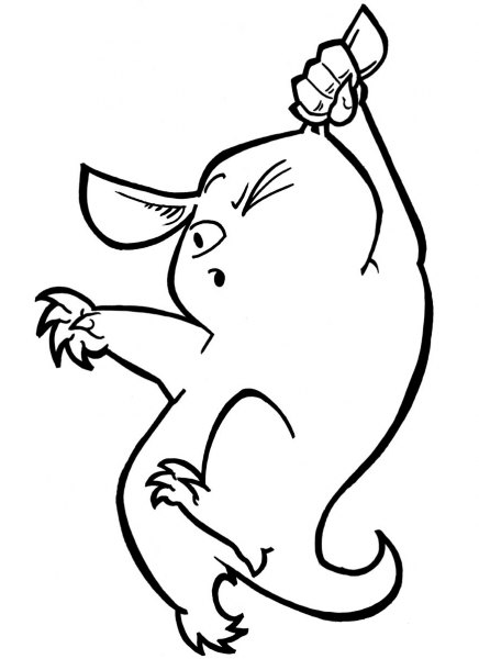 Self Restraint coloring page image