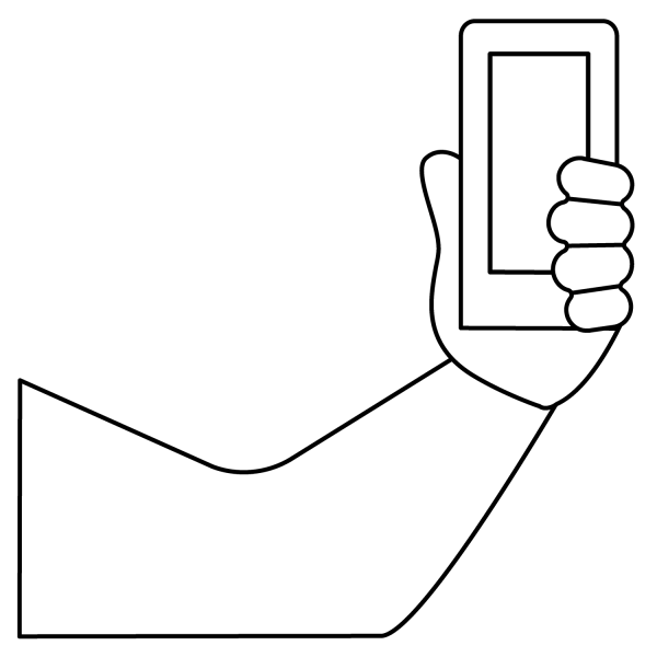 Selfie Emoji coloring page image