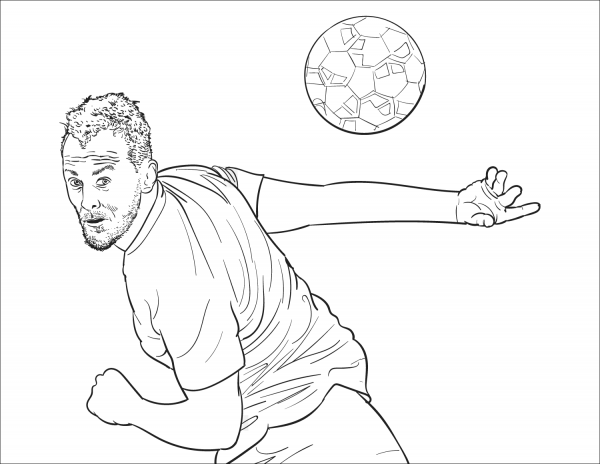 Semih Kaya coloring page image
