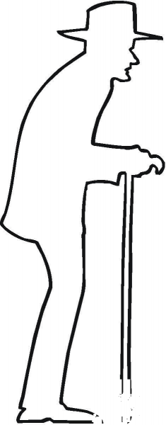 Senior Outline  coloring page image