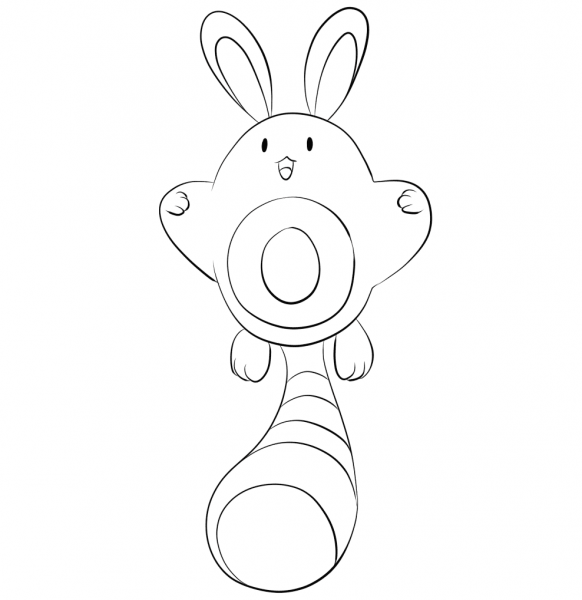 Sentret coloring page image