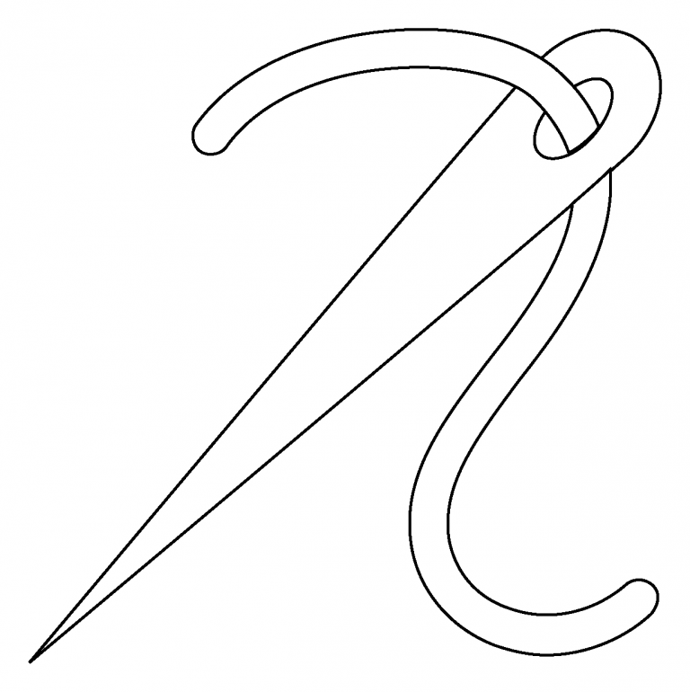 Sewing Needle Emoji coloring page - ColouringPages