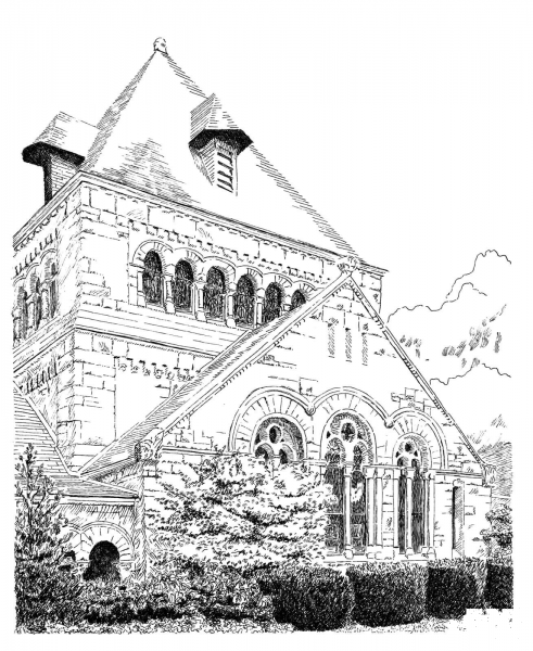 Shadyside Church coloring page image