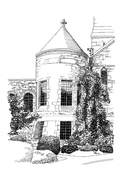 Shadyside Presbyterian Church coloring page image