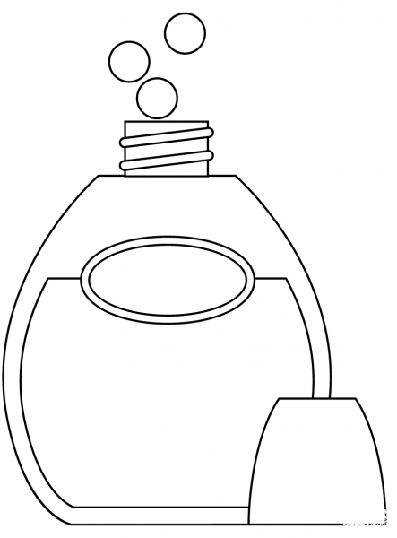 Shampoo coloring page image