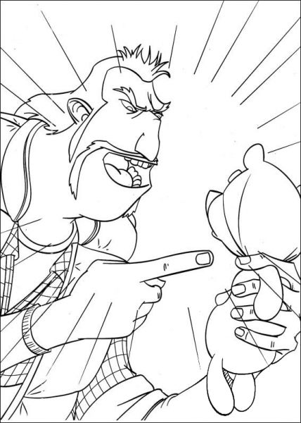 Shaw hunter coloring page image