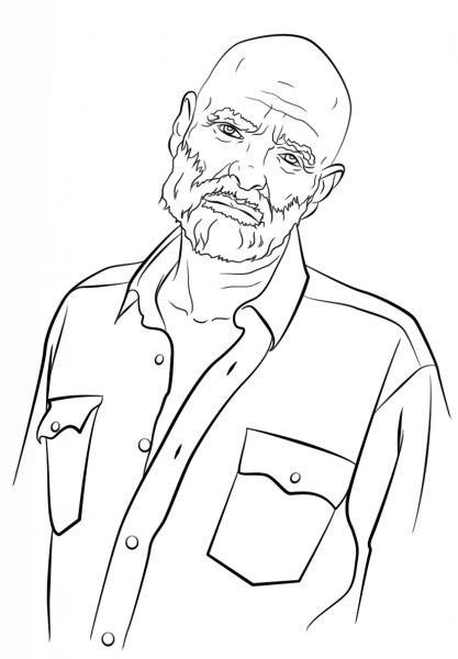 Shel Silverstein coloring page image