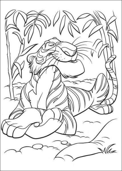 Shere Khan  coloring page image
