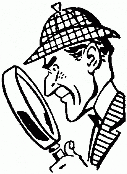 Sherlock Holmes  coloring page image