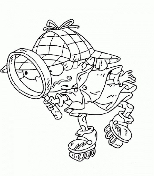 Sherlock Tommy  coloring page image