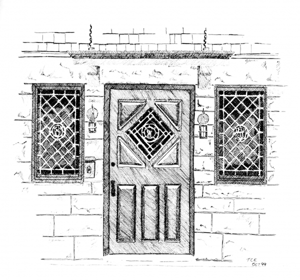 Shingle Style House Pittsburgh coloring page image