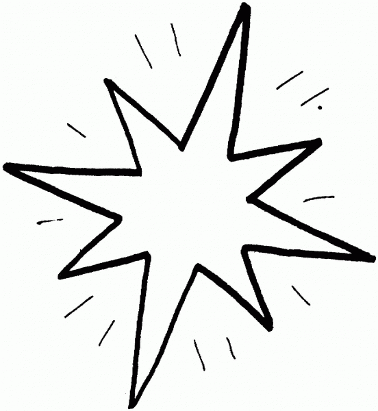 Shining Star  coloring page image