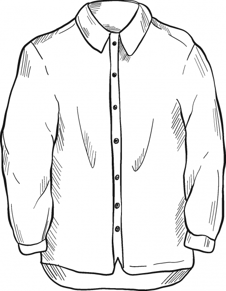 Shirt coloring page image