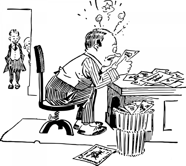 Shocked Boss coloring page image