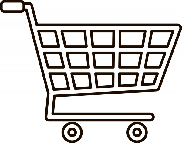 Shopping Cart coloring page image