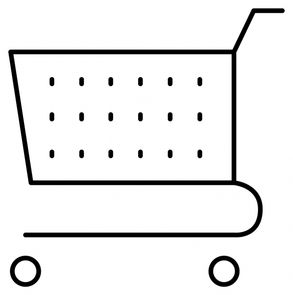 Shopping Cart Emoji coloring page image