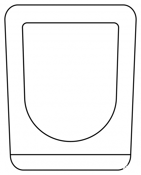 Shot Glass coloring page image