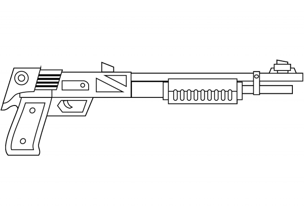 Shotgun coloring page image